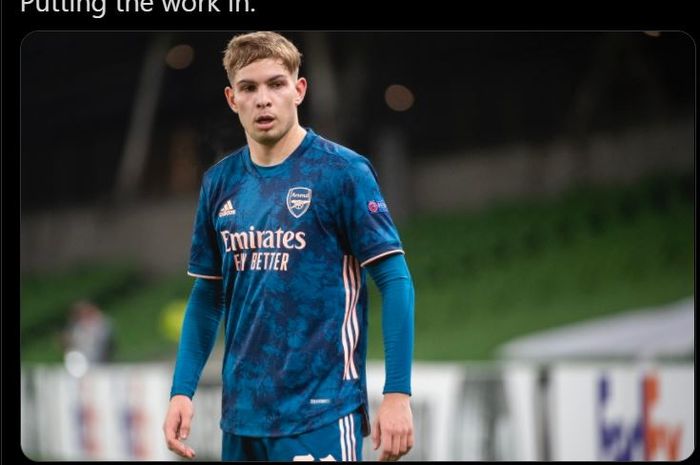 Gelandang tengah Arsenal, Emile Smith Rowe.