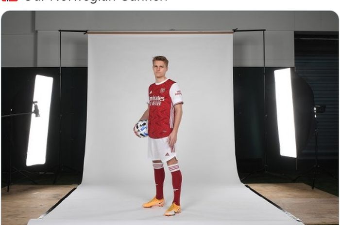 Gelandang Arsenal, Martin Odegaard.