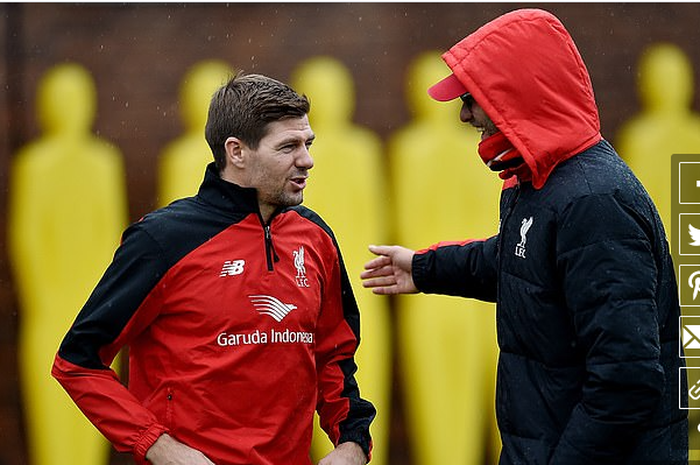 Steven Gerrard angkat bicara mengenai peluangnya menggantikan Juergen Klopp sebagai pelatih Liverpool