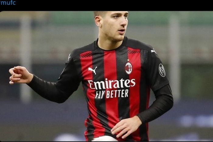 Bek kanan yang dipinjamkan Manchester United, Diogo Dalot, berniat dipermanenkan oleh AC Milan.