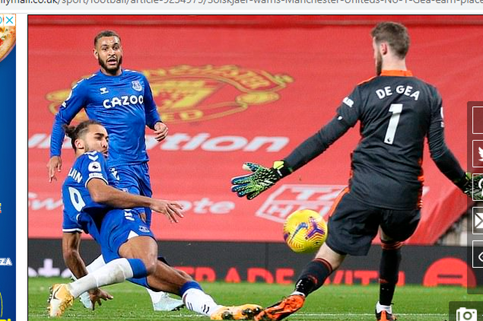 Posisi David De Gea sebagai kiper utama Manchester United berada di bawah ancaman.