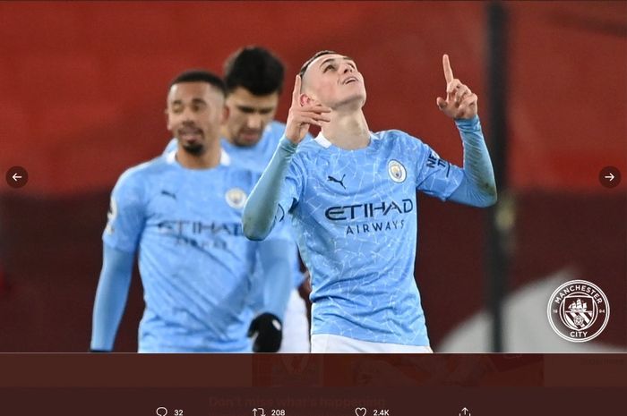 Pemain Manchester City, Phil Foden, mengatakan timnya lebih percaya diri menghadapi bursa juara Liga Inggris setelah mengalahkan Liverpool.  