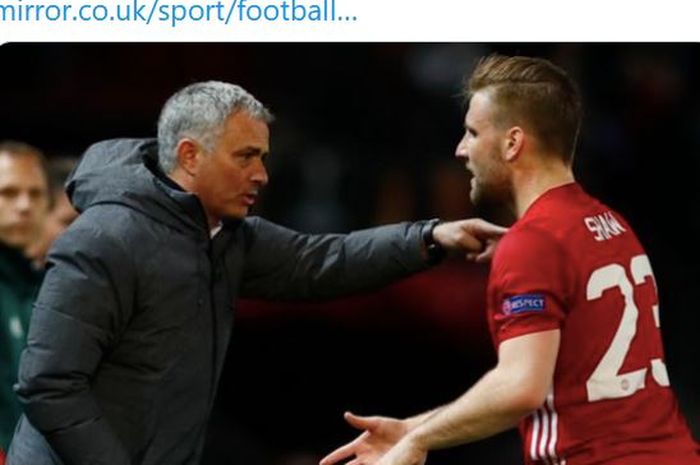 Bek sayap kiri Manchester United, Luke Shaw, memberikan respon setelah dirinya kembali dikritik oleh mantan pelatihnya, Jose Mourinho.