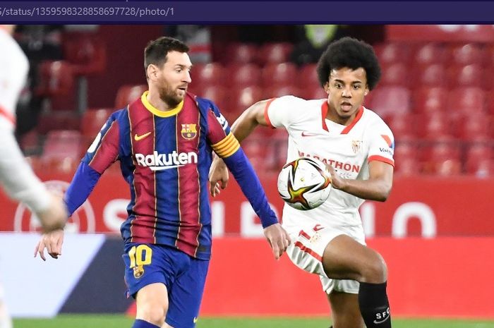 Megabintang Barcelona, Lionel Messi, kini sudah mulai loyo setelah timnya keok dari Sevilla di ajang Copa del Rey.