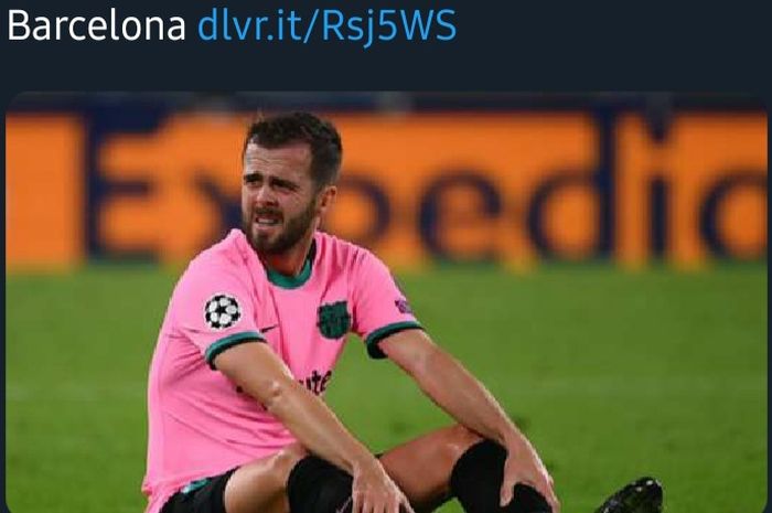 Gelandang Barcelona, Miralem Pjanic.