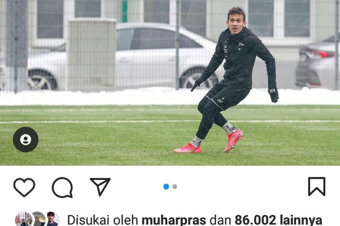 Unggahan video gol Egy Maulana Vikri