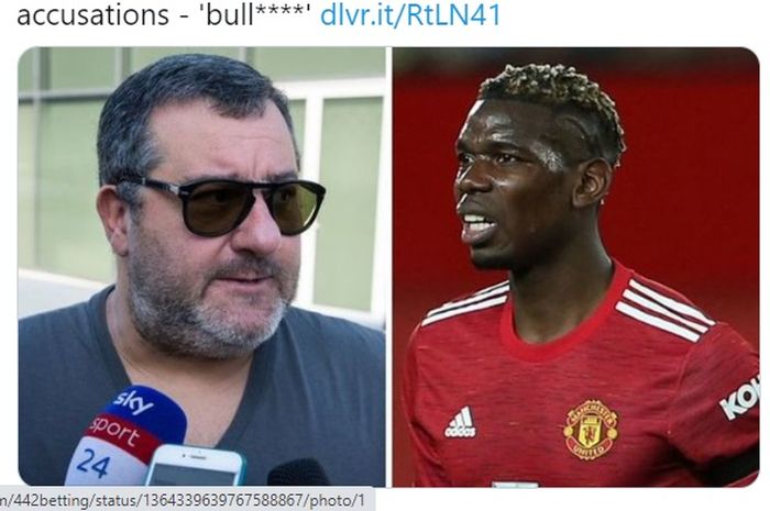 Mino Raiola menganggap komentarnya soal Paul Pogba pada Desember lalu tidak pernah mengganggu stabilitas Manchester United.