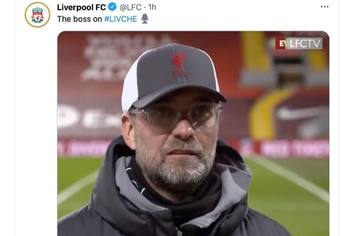 Pelatih Liverpool, Juergen Klopp, mengatakan peluang tinya sudah habis untuk bisa finis pada peringkat empat besar Liga Inggris musim 2020-2021.  