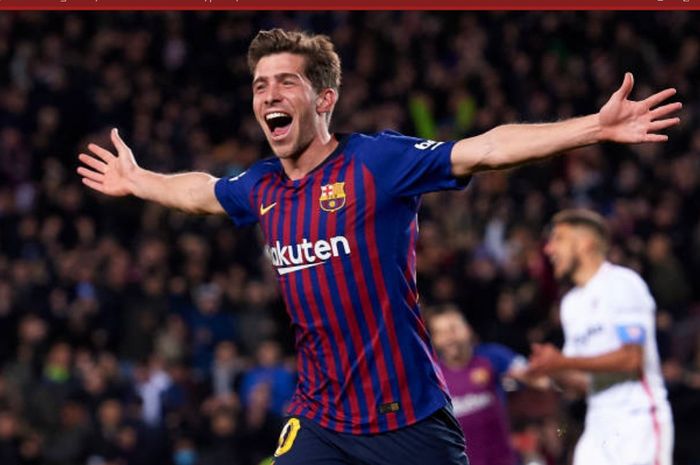 Bek kanan Barcelona serba bisa, Sergi Roberto.