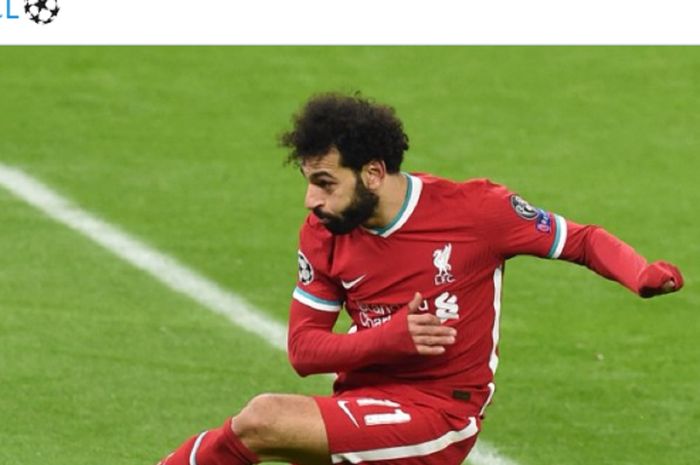 Penyerang Liverpool, Mohamed Salah.