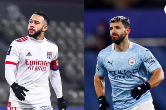 Barcelona dalam pilihan antara Memphis Depay dan Sergio Aguero untuk menentukan calon penyerang baru.