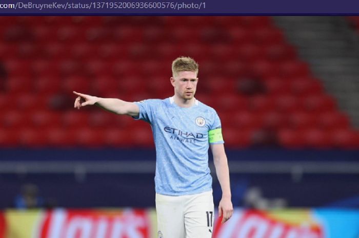 Kevin de Bruyne mengantarkan Manchester City meraih hasil positif saat menjamu Borussia Moenchengladbach pada laga leg kedua babak 16 besar Liga Champions 2020-2021, Selasa (16/3/2021) waktu setempat atau Rabu pukul 03.00 WIB.