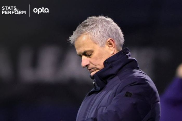 Pelatih Tottenham Hotspur, Jose Mourinho.