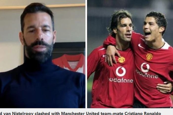 Ruud van Nistelrooy mengakui kesalahannya dan meminta maaf kepada Cristiano Ronaldo terkait kejadian di Manchester United.