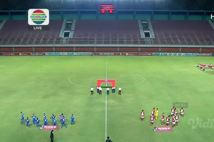 Laga Persib Bandung Vs Bali United yang dihelat di Stadion Maguwoharjo, Sleman dalam matchday 1 grup D Piala Menpora 2021, Rabu (24/4/2021)