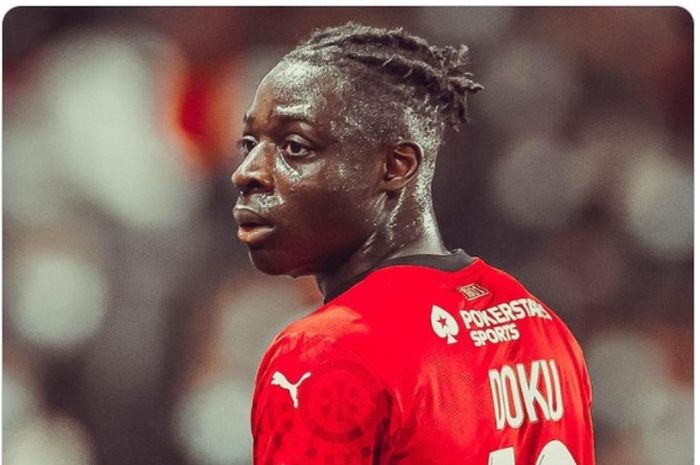 Pemain muda Rennes, Jeremy Doku.