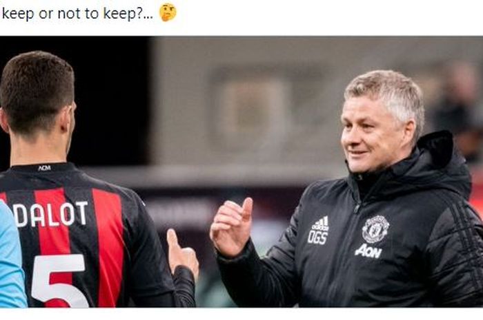 Pelatih Manchester United, Ole Gunnar Solskjaer, telah memiliki rencana saat Diogo Dalot kembali.