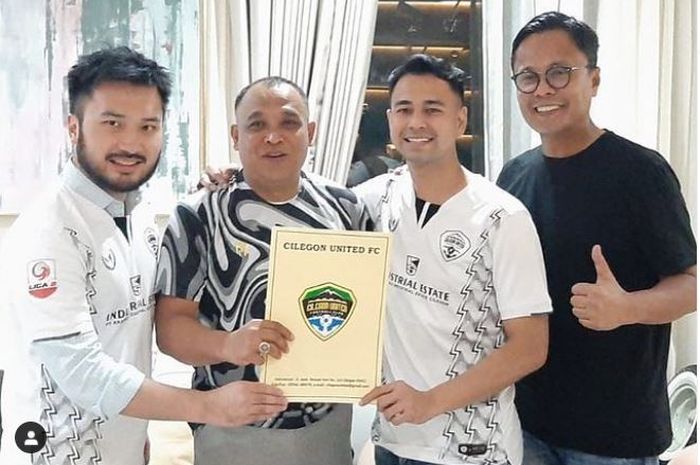 Artis papan atas Raffi Ahmad jadi pemilik klub Liga 2 2021, Cilegon United.