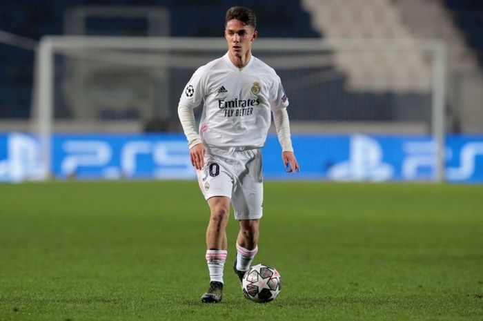 Bek muda akademi Real Madrid, Miguel Gutierrez.