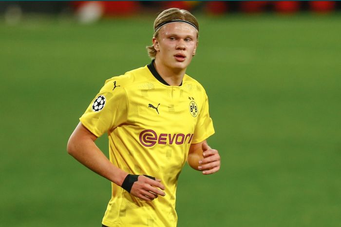 Penyerang Borussia Dortmund, Erling Haaland.