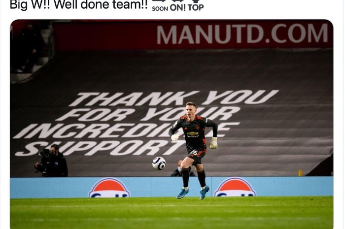 Kiper Manchester United, Dean Henderson.