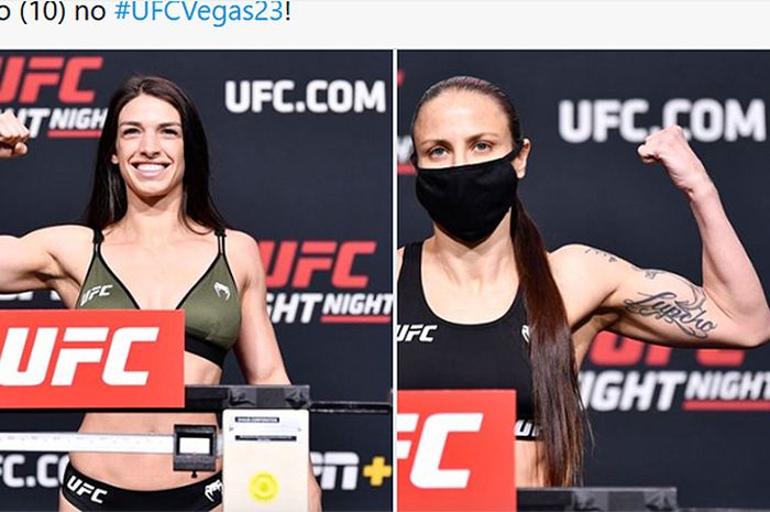 UFC Vegas 23 bakal menampilan pertarungan dua petarung yang kembali bertanding pasca-melahirkan yaitu Mackenize Dern dan Nina Ansaroff.