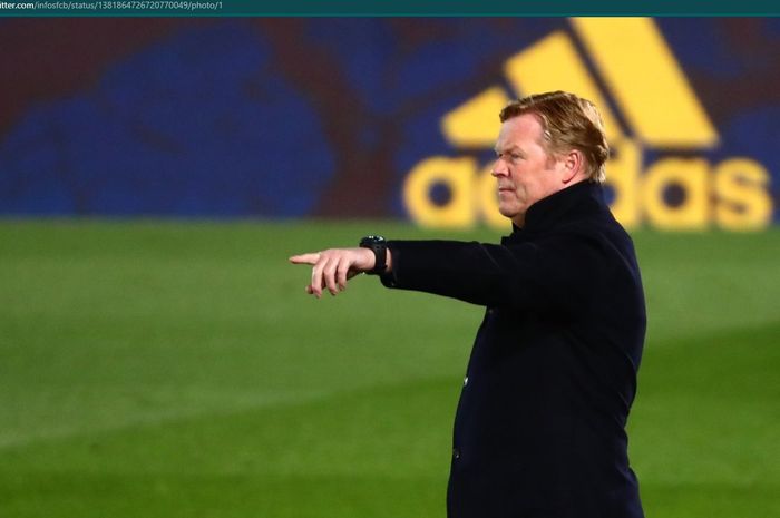 Pelatih Barcelona, Ronald Koeman.