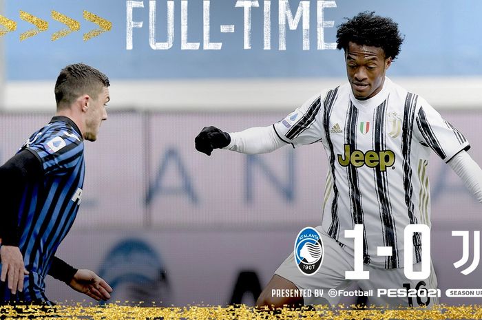 Juventus menyerah 0-1 saat menyambangi markas Atalanta dalam laga pekan ke-31 Liga Italia 2020-2021