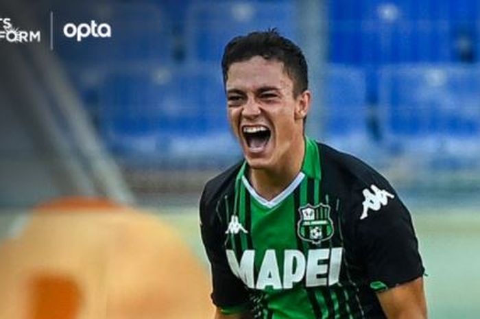 Pemain muda Sassuolo, Giacomo Raspadori.