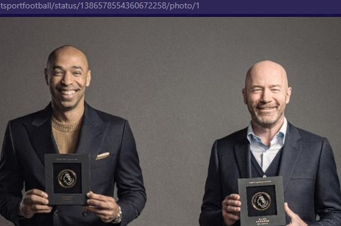 Legenda Liga Inggris, Alan Shearer dan Thierry Henry, menjadi dua orang pertama yang masuk ke dalam penghargaan individu tertinggi Premier League Hall of Fame. 