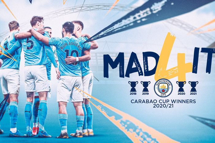 Manchester City juara Piala Liga Inggris 2020-2021