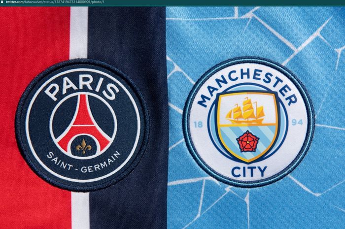 Laga semifinal Liga Champions 2020-2021 mempertemukan antara Paris Saint-Germain (PSG) dan Manchester City.