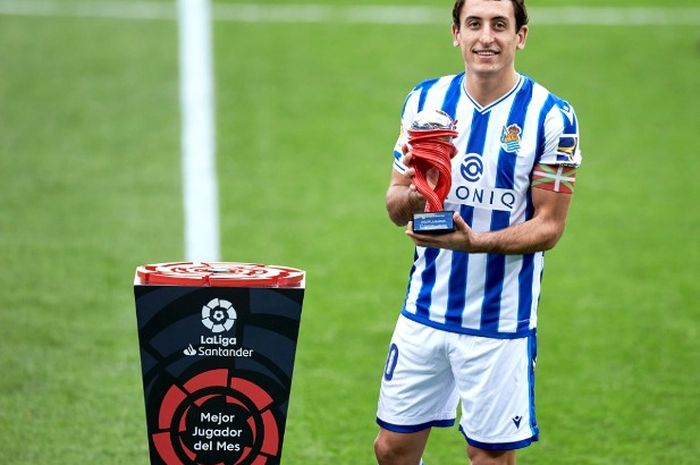 Penyerang andalan Real Sociedad, Mikel Oyarzabal.