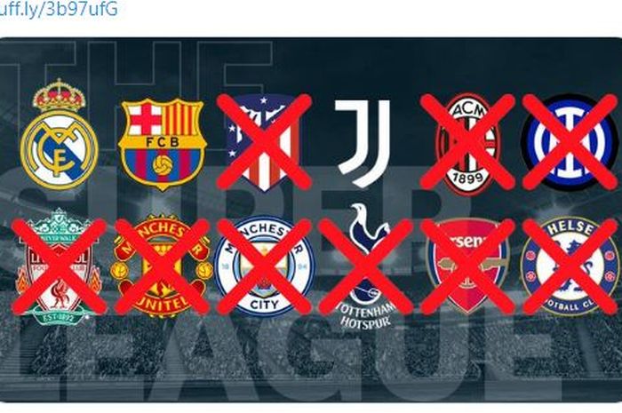 Tiga klub raksasa Eropa yaitu Real Madrid, Barcelona, dan Juventus bersikeras tetap dalam rencana mendukung European Super League.