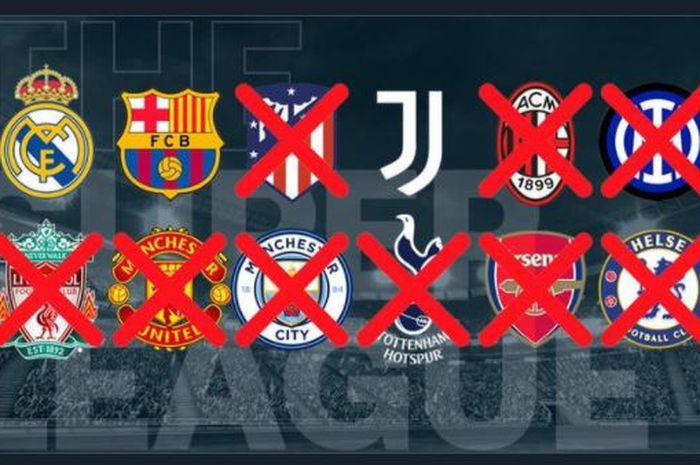 Real Madrid, Barcelona, dan Juventus kukuh dengan rencana pembentukan European Super League.