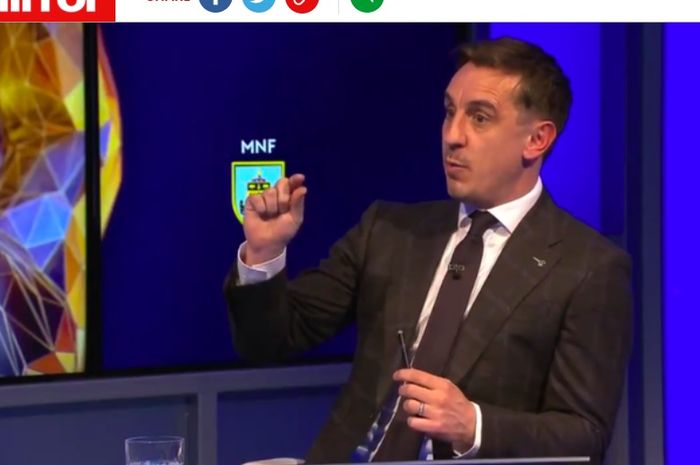 Bek legendaris Manchester United yang kini menjadi pundit, Gary Neville.