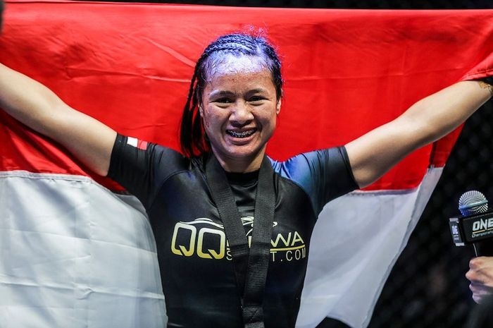 Petarung ONE Championship asal Indonesia, Priscilla Hertati Lumban Gaol.