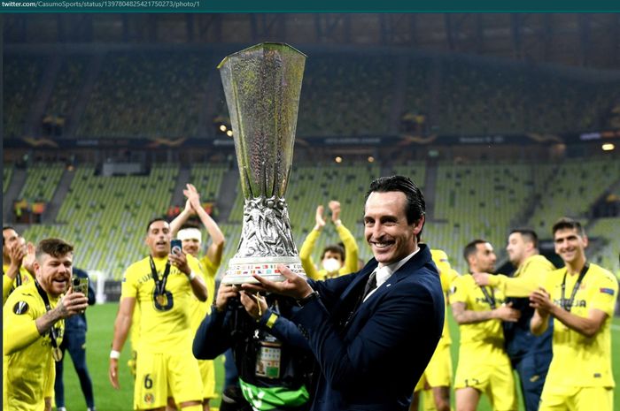 Unai Emery berhasil meraih gelar Liga Europa untuk keempat kalinya.