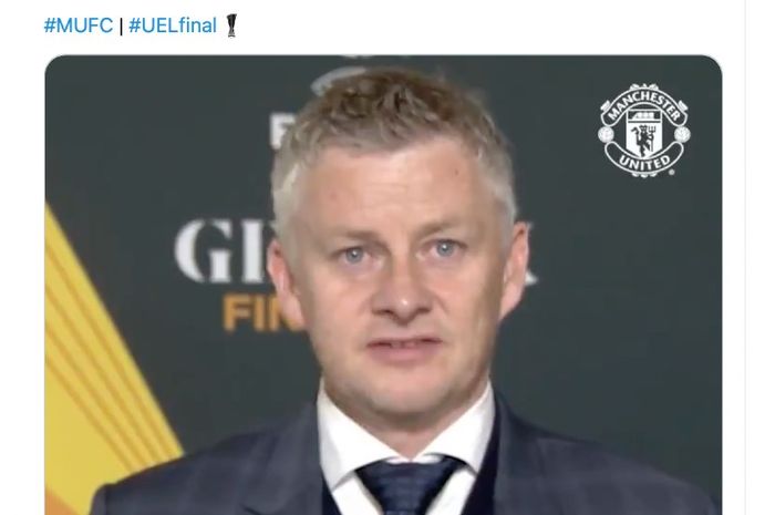 Pelatih Manchester United, Ole Gunnar Solskjaer.