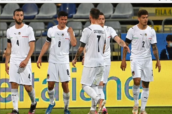 Rekan Cristiano Ronaldo sukses menjadi bintang saat timnas Italia membantai tim terlemah di dunia, San Marino.