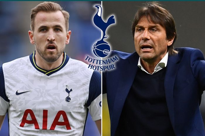 Antonio Conte tengah didekati oleh Tottenham Hotspur dan Harry Kane coba untuk dipertahankan.