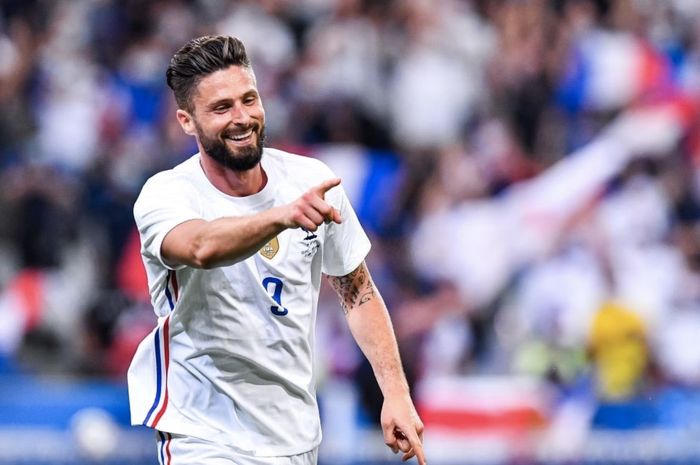 Olivier Giroud mencetak brace kala Prancis sukses menggebuk Bulgaria dalam uji coba terakhir sebelum Euro 2020.