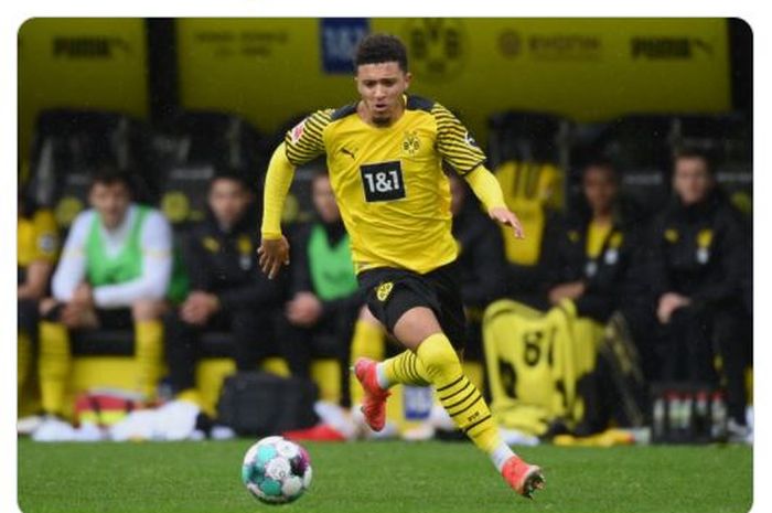 Penyerang Borussia Dortmund, Jadon Sancho.