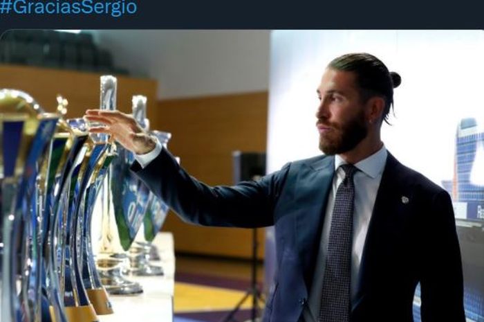 Sergio Ramos berpisah dengan Real Madrid pada Rabu (16/6/2021).