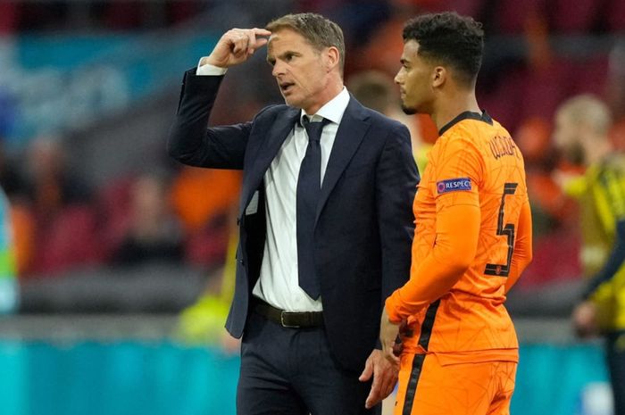 Pelatih timnas Belanda, Frank de Boer.