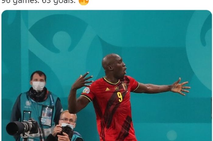 Striker Timnas Belgia, Romelu Lukaku, tak sabar beradu hebat dengan Cristiano Ronaldo di babak 16 besar Euro 2020.