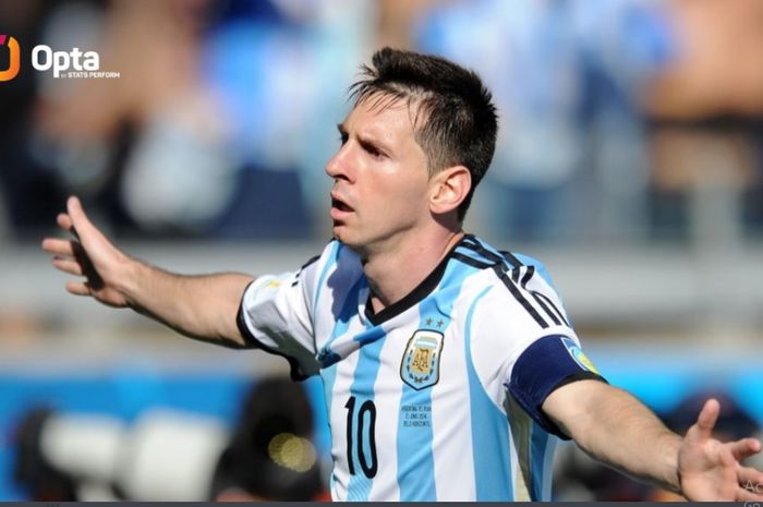 Megabintang asal Argentina, Lionel Messi, menjadi manusia pertama yang berhasil mengukir total 80 gol untuk level tim nasional di zona Amerika Selatan.