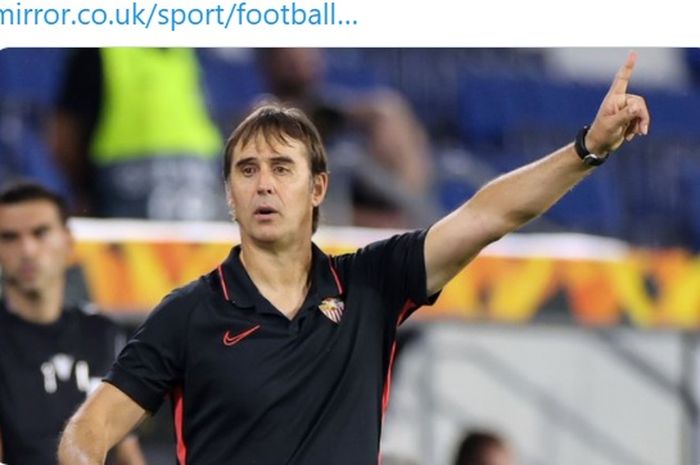 Presiden Sevilla, Jose Castro, membeberkan isi pembicaraan dengan Julen Lopetegui yang mendapat tawaran melatih Tottenham Hotspur.