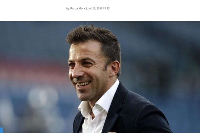 Mantan penyerang Italia, Alessandro Del Piero