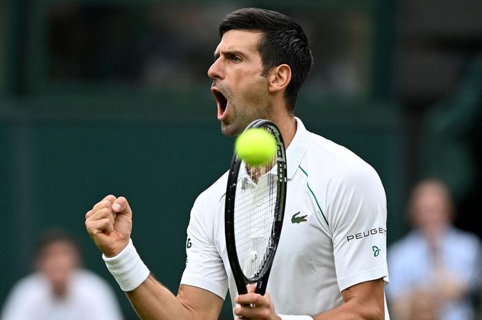 Petenis tunggal putra nomor satu dunia asal Serbia, Novak Djokovic.